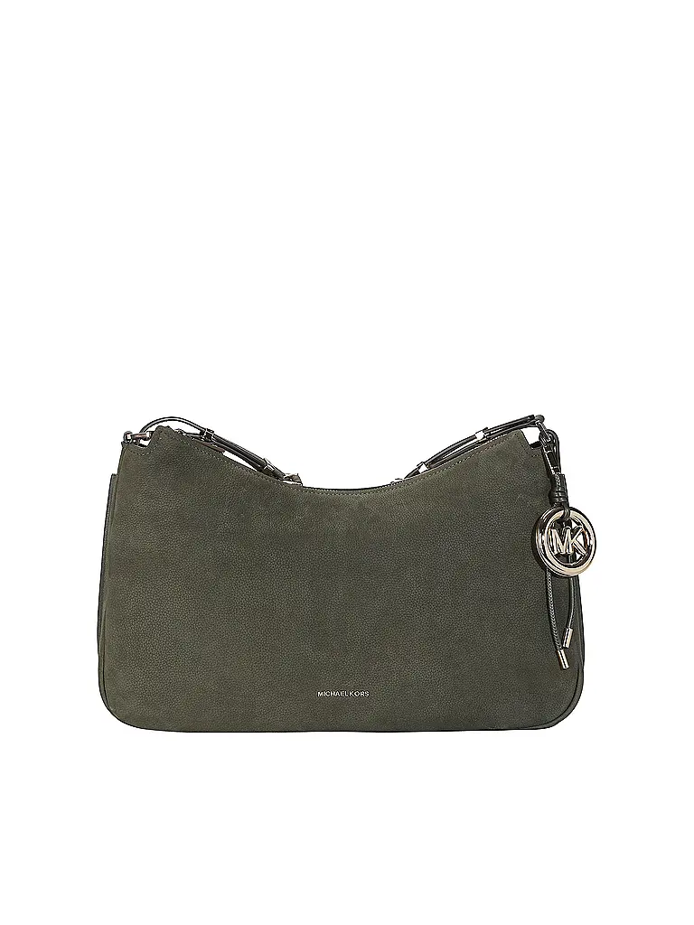MICHAEL KORS | Bolso de cuero - Bolso Hobo NOLITA Medium | Verde oscuro