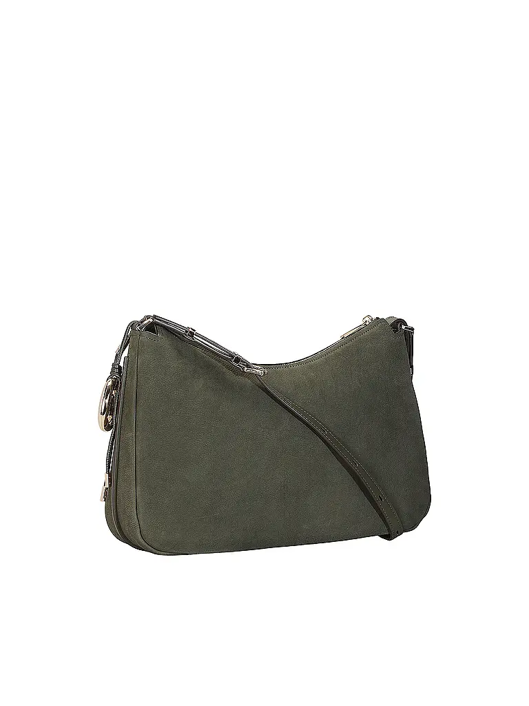 MICHAEL KORS | Bolso de cuero - Bolso Hobo NOLITA Medium | Verde oscuro