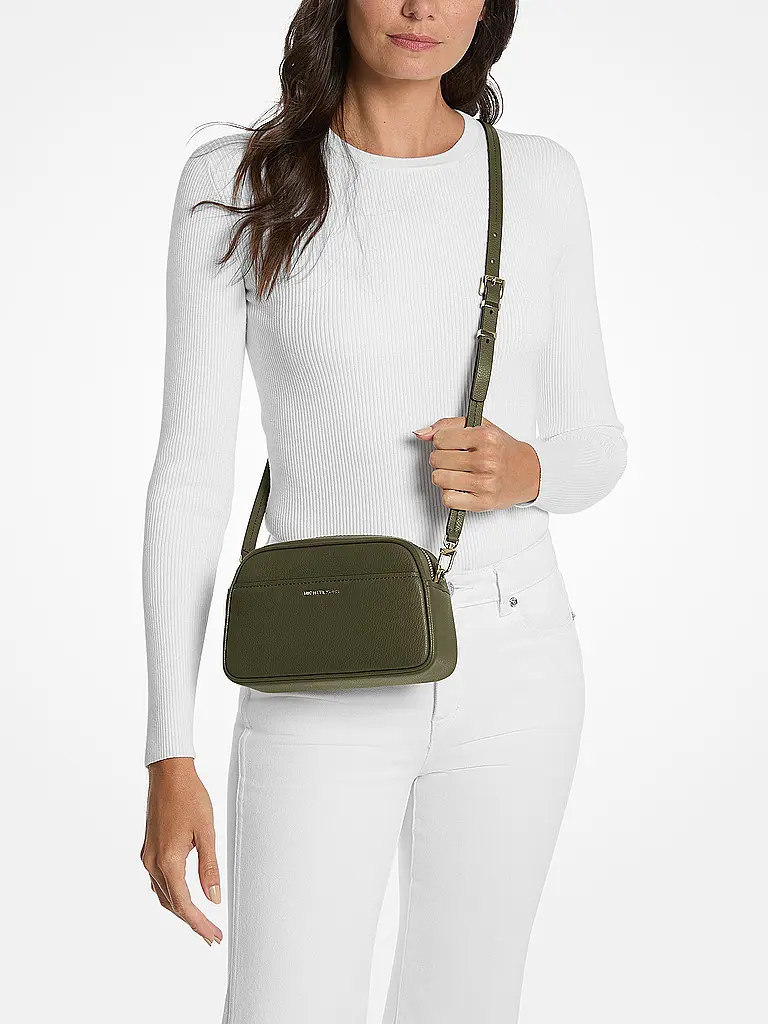 MICHAEL KORS | Bolso de cuero - Mini Bolso JET SET Small | Oliva
