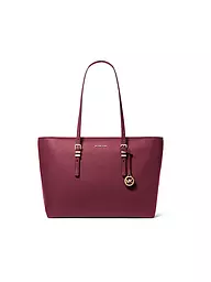 MICHAEL KORS | Bolso de cuero - Shopper QUINN Large | Rojo oscuro