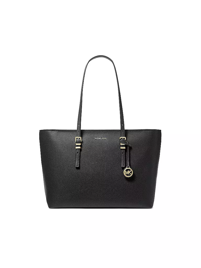 MICHAEL KORS | Bolso de cuero - Shopper QUINN Large | Negro