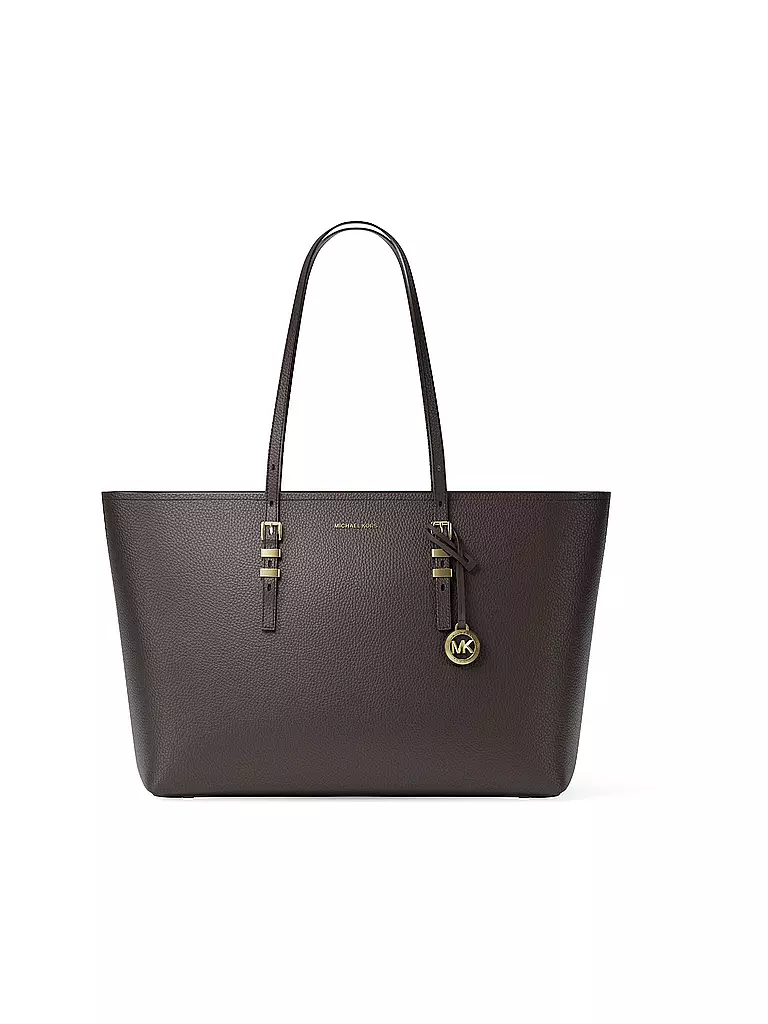 MICHAEL KORS | Bolso de cuero - Shopper QUINN Large | Marrón