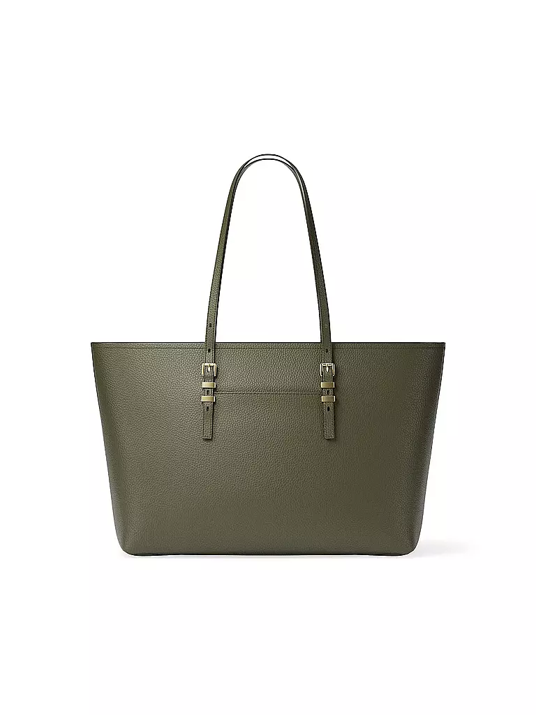 MICHAEL KORS | Bolso de cuero - Shopper QUINN Large | Oliva