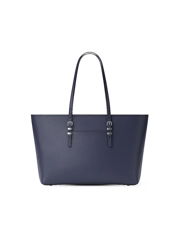 MICHAEL KORS | Bolso de cuero - Shopper QUINN Large | Azul oscuro
