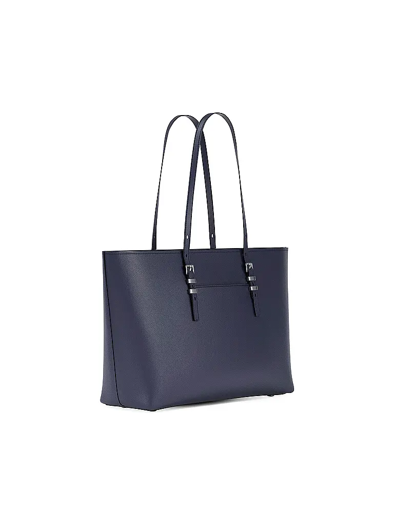 MICHAEL KORS | Bolso de cuero - Shopper QUINN Large | Azul oscuro