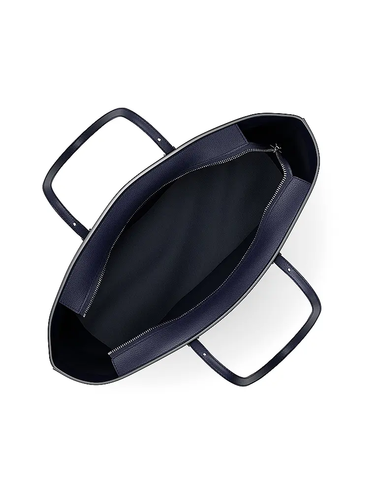 MICHAEL KORS | Bolso de cuero - Shopper QUINN Large | Azul oscuro