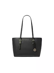 MICHAEL KORS | Bolso de cuero - Shopper QUINN Medium | Negro