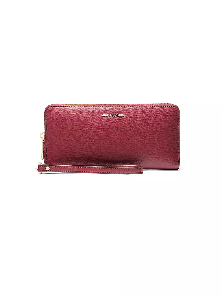 MICHAEL KORS | Geldbörse JET SET TRAVEL | Rojo oscuro