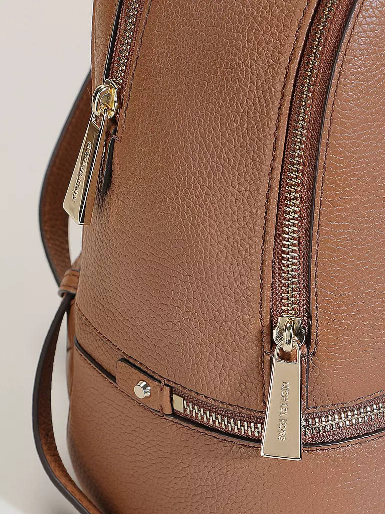 MICHAEL KORS | Leder Rucksack  RHEA Medium | Marrón