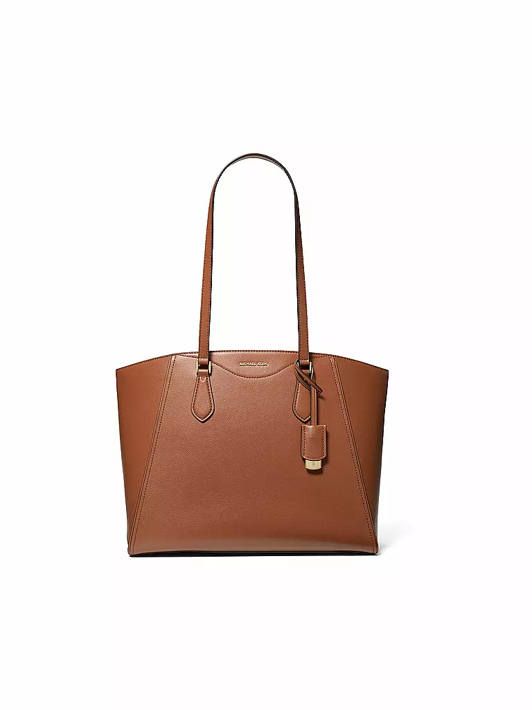 MICHAEL KORS | Ledertasche - Shopper TARYN  Large | Marrón