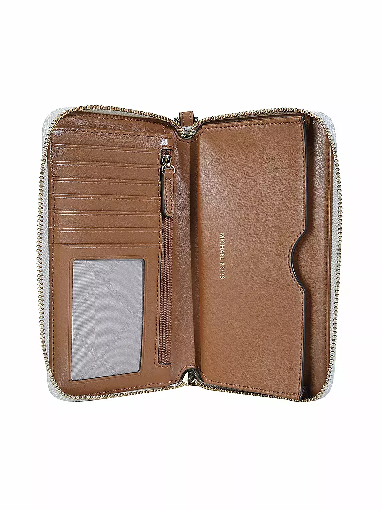 MICHAEL KORS | Monedero Large Flat | Beige