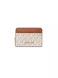 MICHAEL KORS | Tarjetero JET SET | Crema