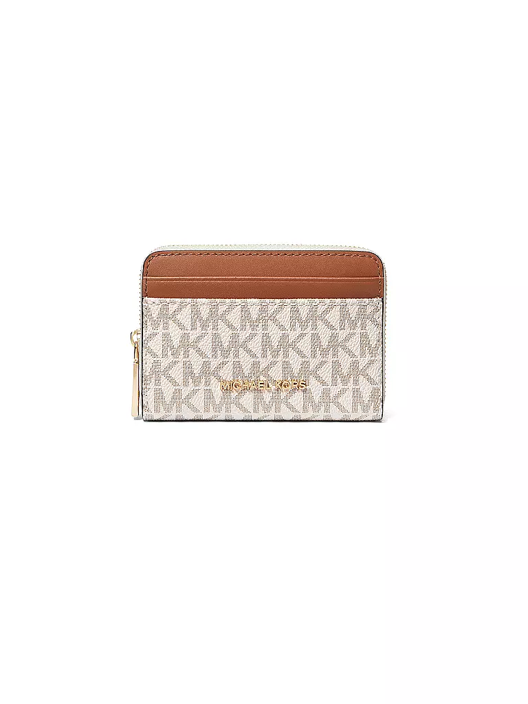 MICHAEL KORS | Tarjetero JET SET | Crema