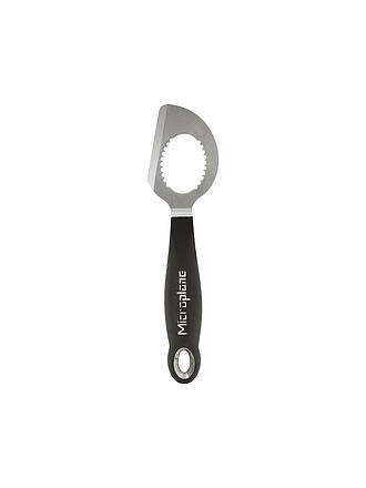 MICROPLANE | Herramienta para aguacate de 18 cm, negro/acero inoxidable