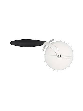 MICROPLANE | Cortador de pizza profesional negro de acero inoxidable