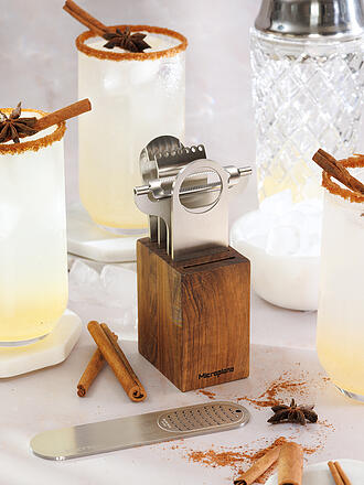 MICROPLANE | Set de herramientas de bar de 6 piezas CL Walnut