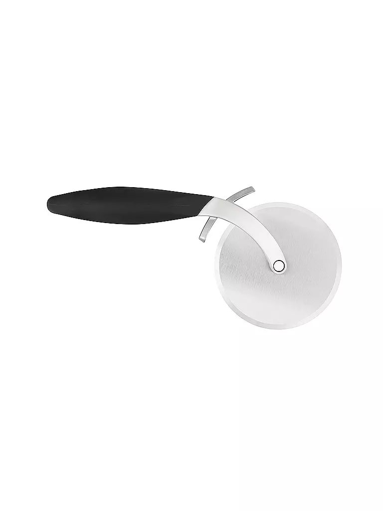 MICROPLANE | Cortador de pizza profesional negro de acero inoxidable | Negro