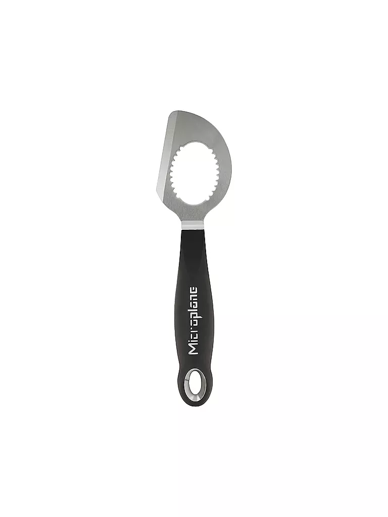MICROPLANE | Herramienta para aguacate de 18 cm, negro/acero inoxidable | Negro
