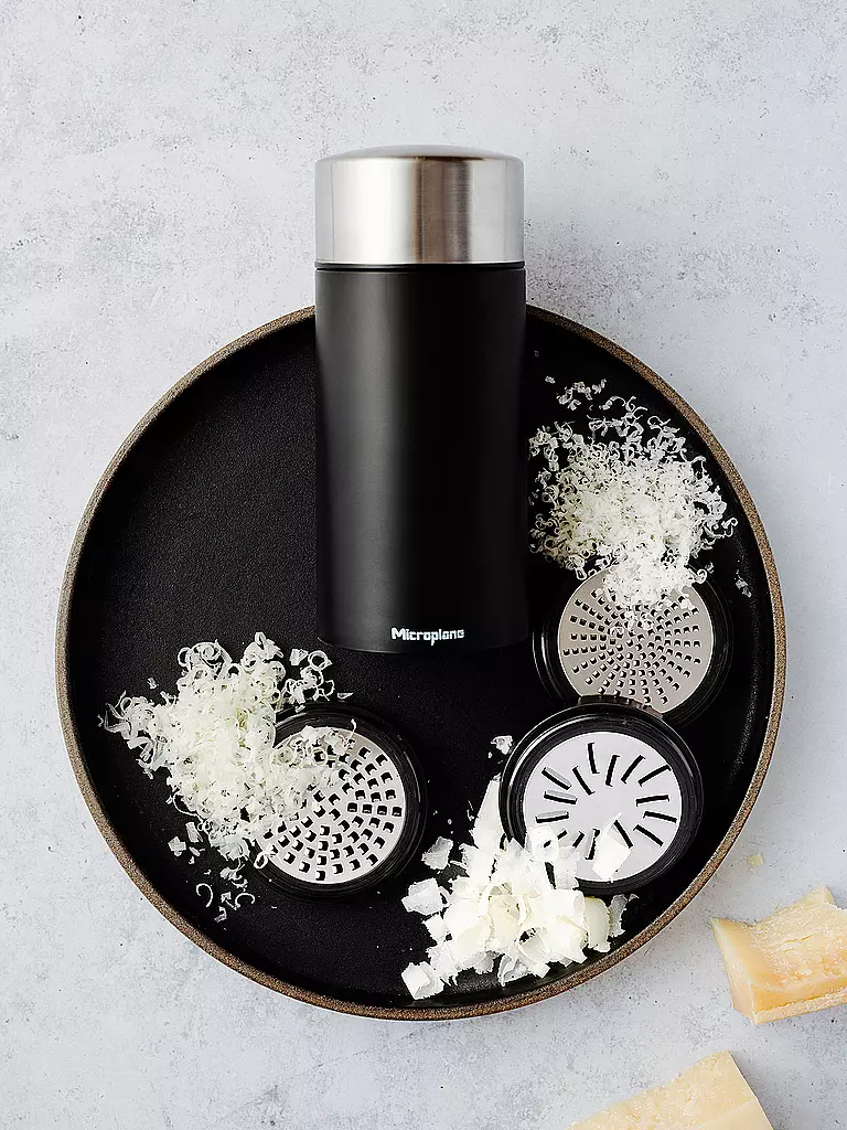 MICROPLANE | Molinillo universal de 18 cm negro |