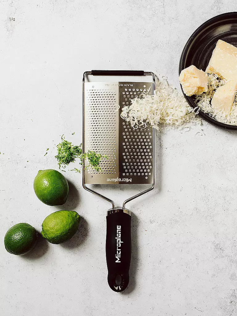 MICROPLANE | Rallador de doble hoja Gourmet Negro |