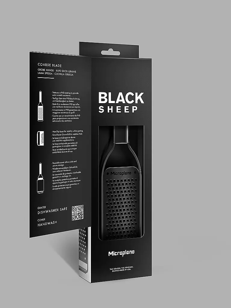 MICROPLANE | Rallador Grueso Negro |