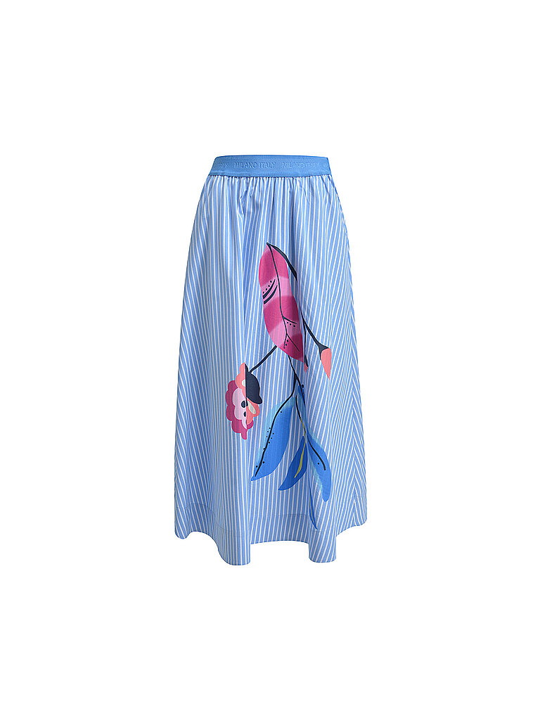Midi falda azul claro 40