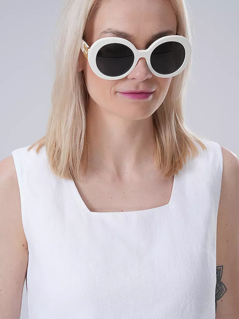 MIU MIU | Sonnenbrille 0MU11YS/55 | Blanco