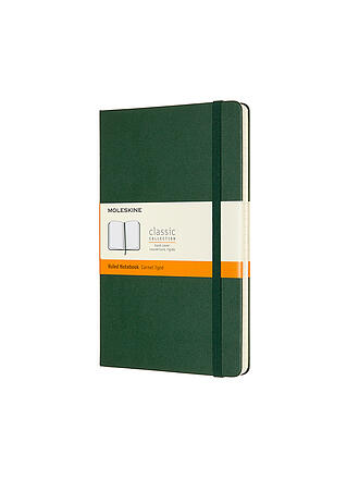 MOLESKINE | Cuaderno grande rayado de tapa dura verde mirto
