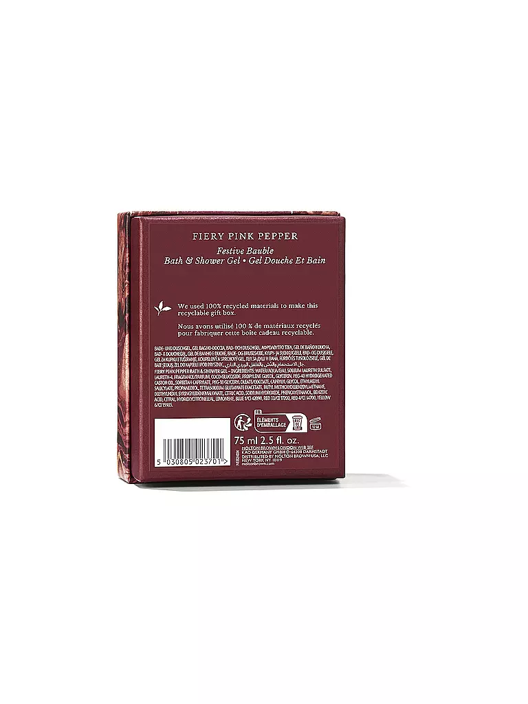 MOLTON BROWN | Adorno Festivo Fiery Pink Pepper 75 ml | 