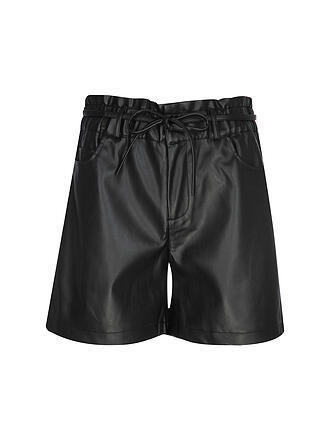 MONARI | Bermuda con aspecto de cuero