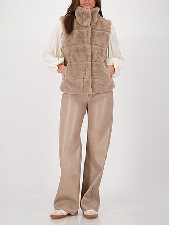 MONARI | Chaleco con aspecto de piel