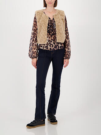 MONARI | Chaleco con aspecto de piel