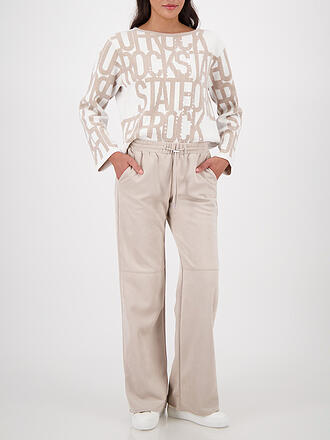 MONARI | Pantalón Jogging Fit con aspecto de cuero