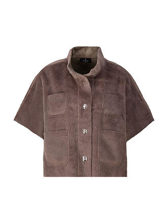 MONARI | Capa - Poncho con efecto de piel