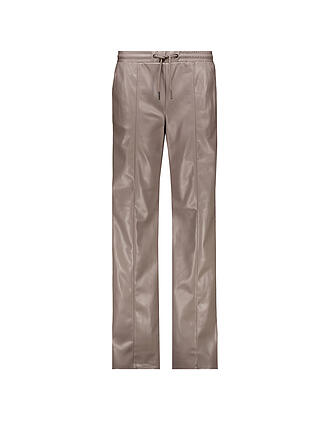 MONARI | Pantalón recto efecto piel