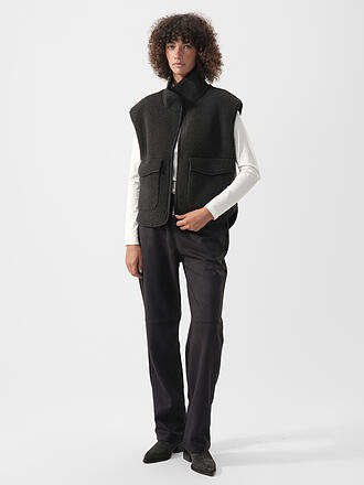 MONARI | Pantalón Marlene de efecto piel