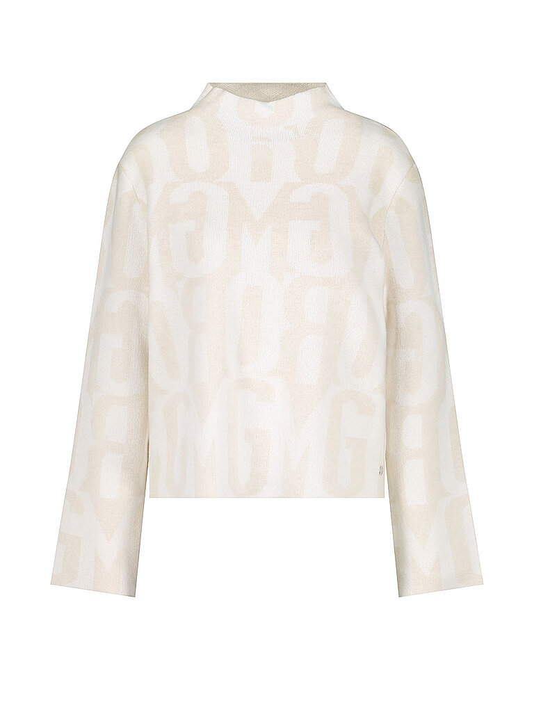 monari Rollkragenpullover crema