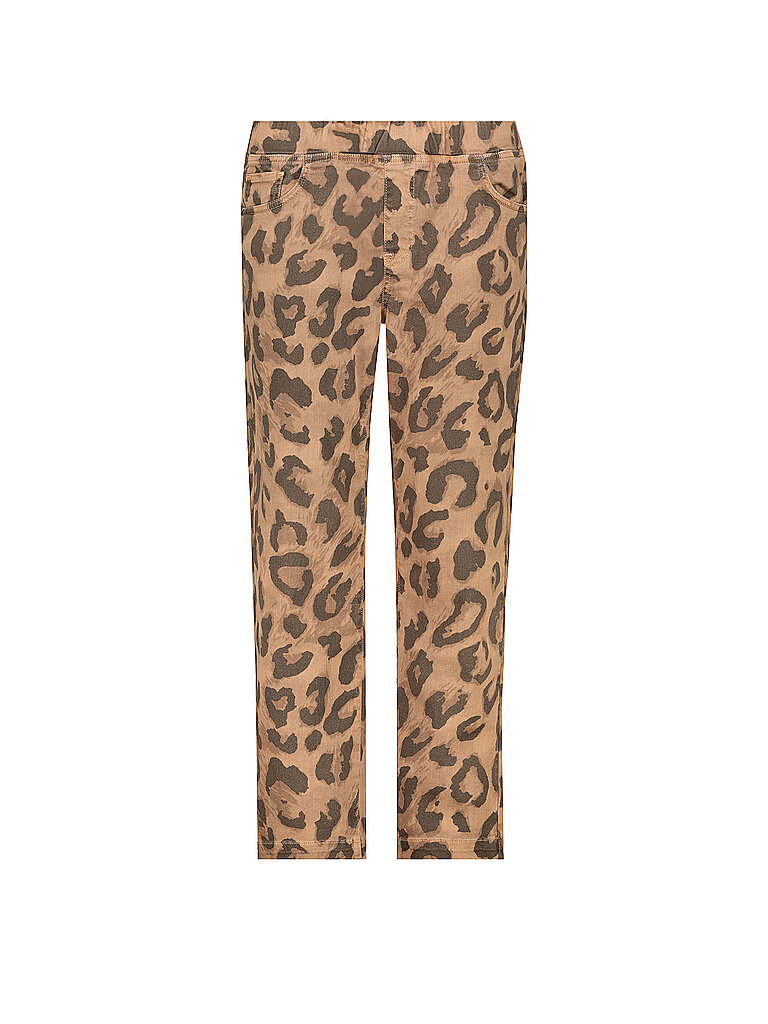 Monari Pantalón 7/8 marrón 34