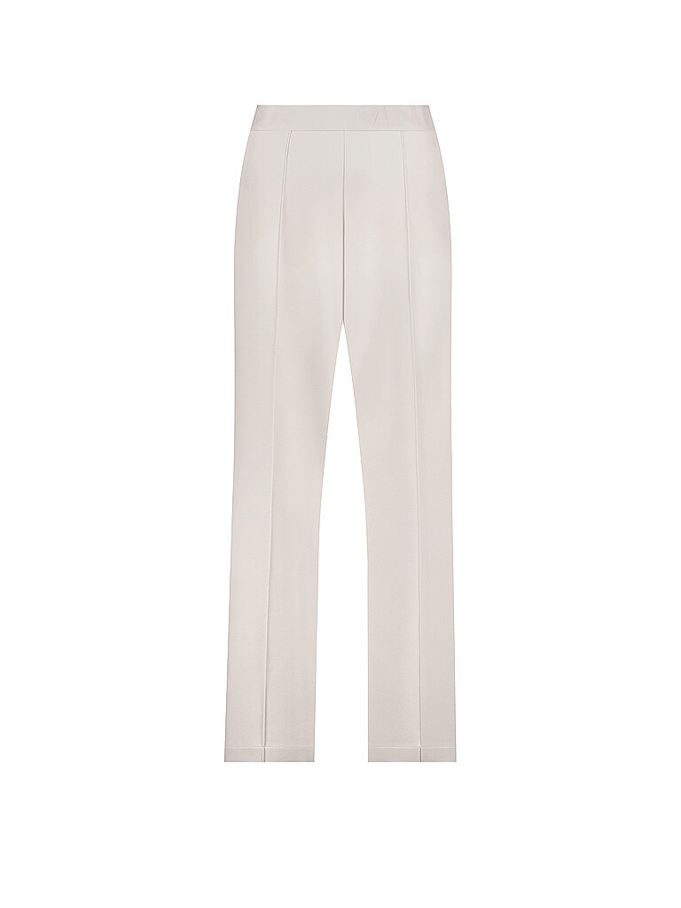 Pantalón acampanado crema 38
