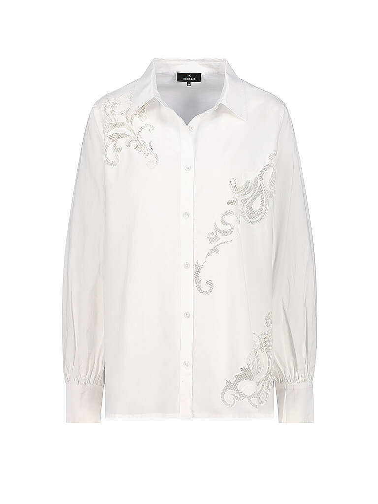 Monari Blusa camisera crema 44