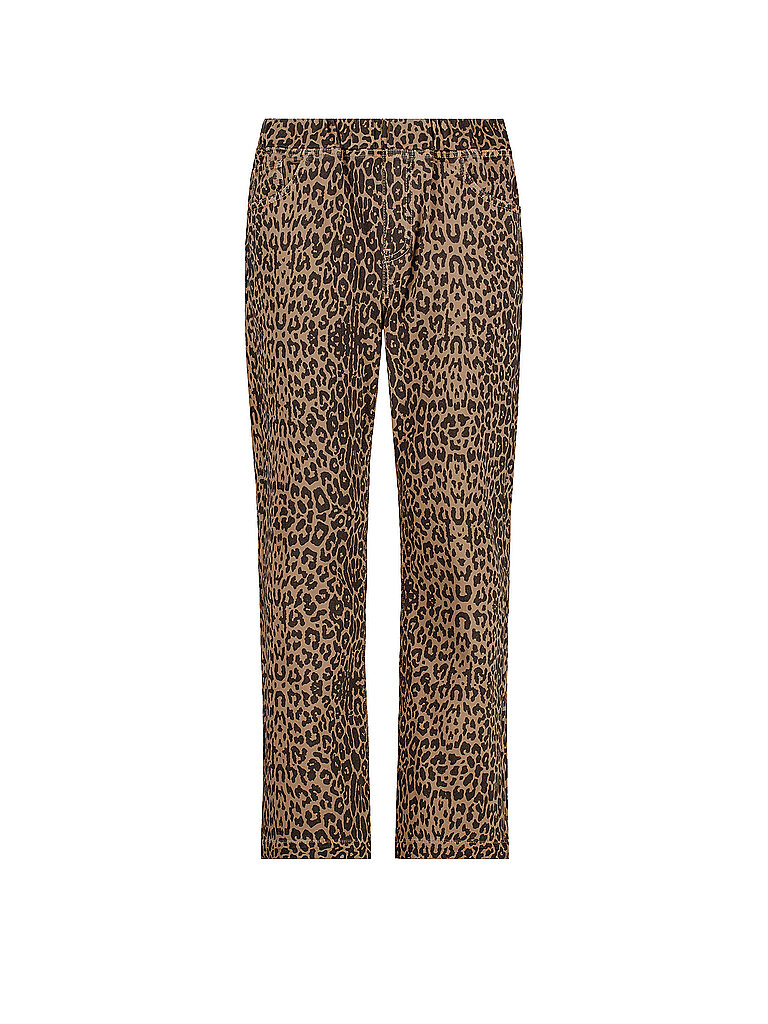 Monari Pantalón 7/8 marrón 42