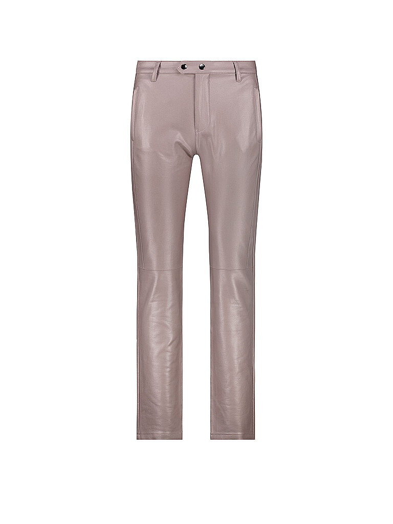 monari Pantalón de negocios con efecto piel camel
