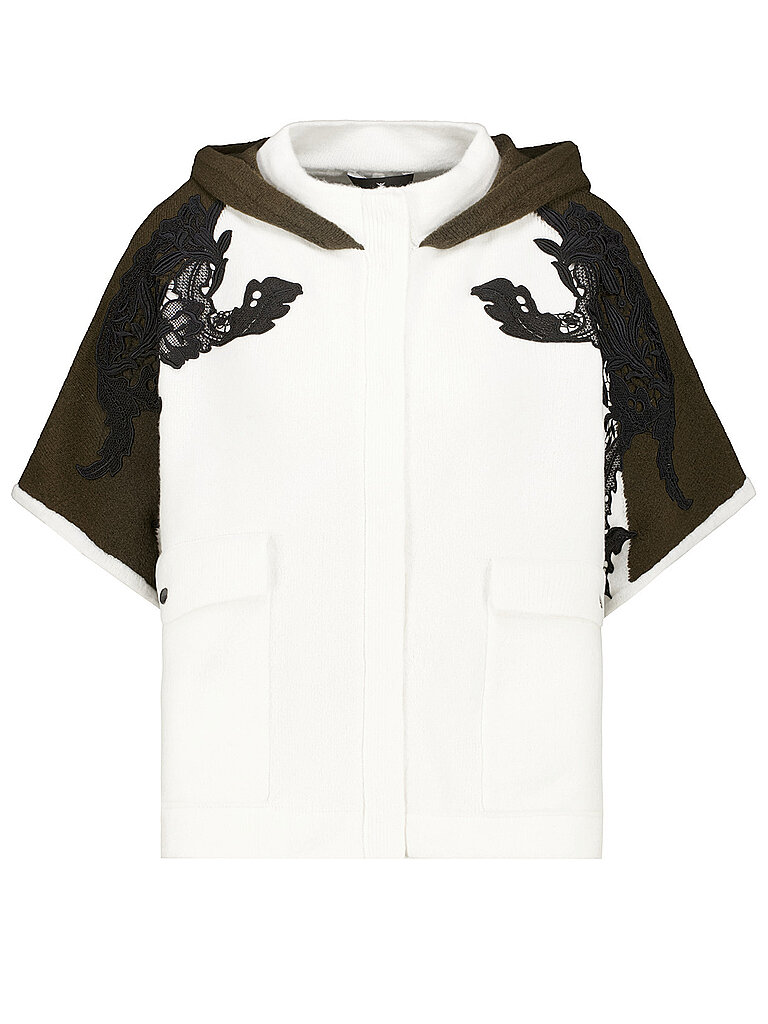 monari Cape - Poncho blanco