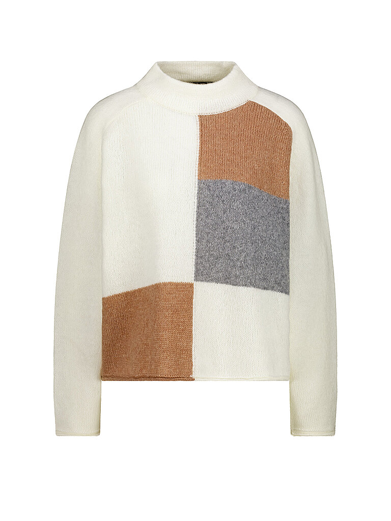 monari Jersey de cuello alto crema