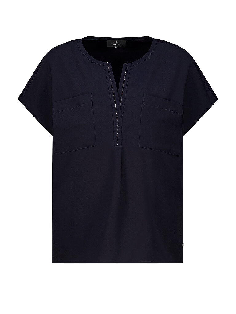 Monari Blusenshirt azul oscuro 38