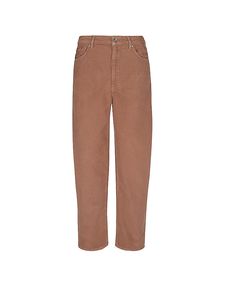monari Pantalones de pana Barrel Leg marrón claro