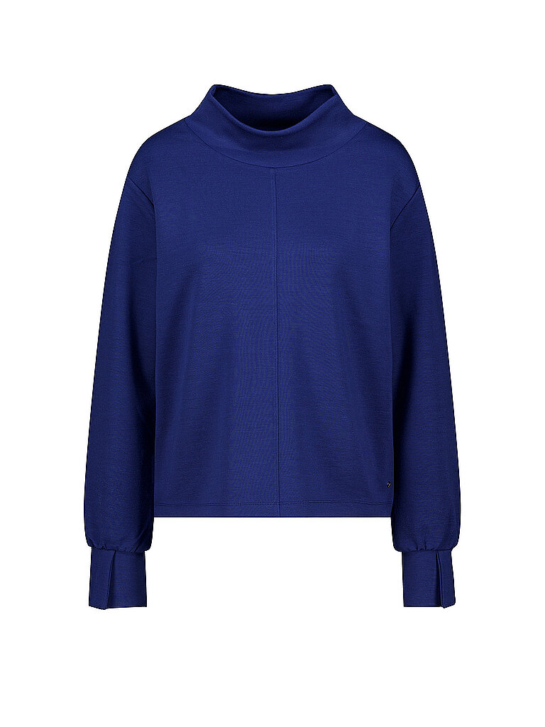 monari Jersey de cuello alto azul oscuro