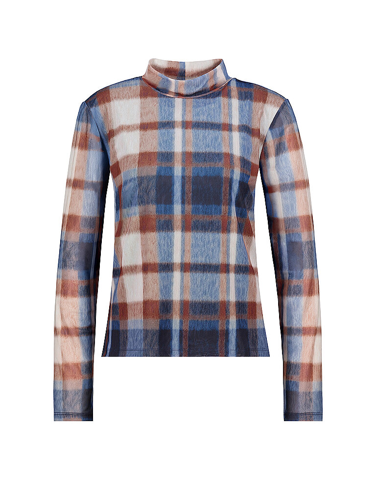 monari Jersey de cuello alto marrón