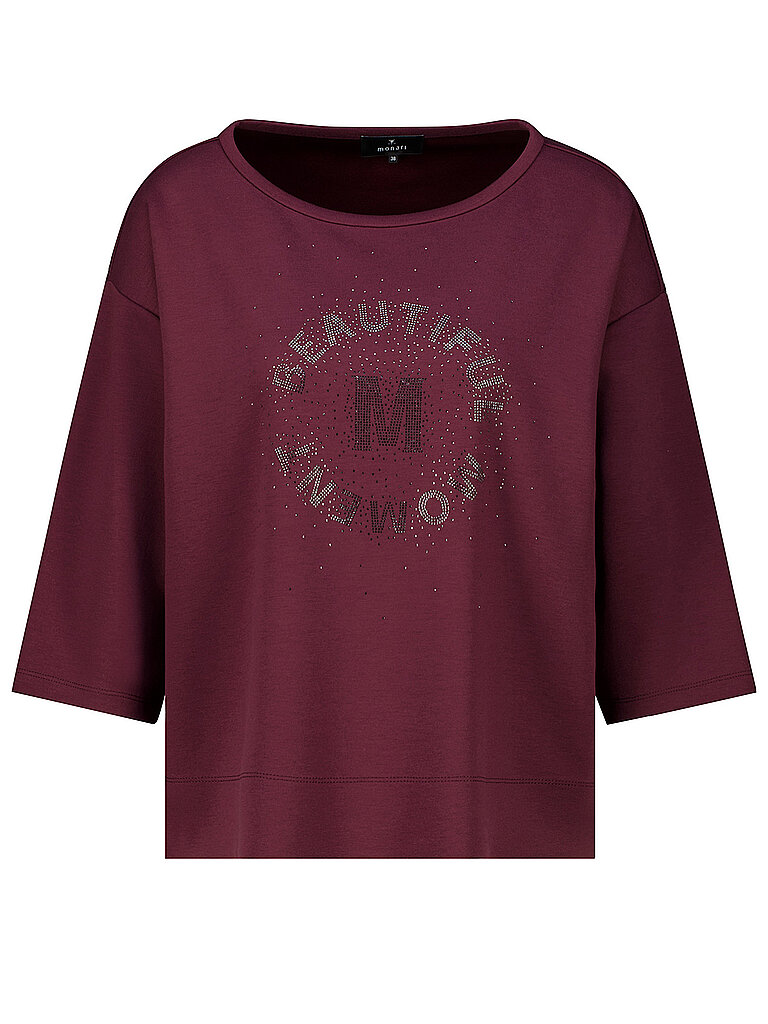 monari Camiseta rojo oscuro