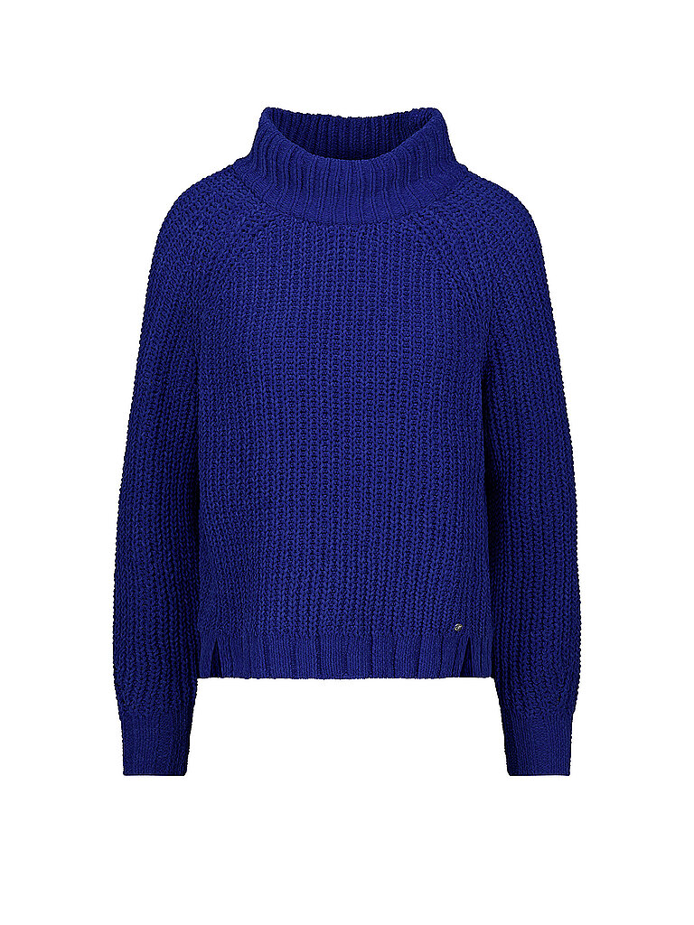 monari Jersey de cuello alto azul